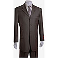 Mantoni Red Labeled Men's True Taupe Wool Suit