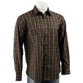 Axis Men's Ebony Bold Plaid Cotton Dress Shirt