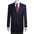 Mantoni 2-button Navy Blue Wool Blazer
