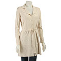 Cyrus Notch Collar Long-sleeve Grandfather Cardigan