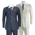 Armani Men's Three-button Hemp Suit