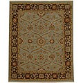 Hand-knotted Eagle Hand-spun Wool Rug (10' x 14')