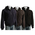 Hawke Men's Knit Polyester Sweater Jacket
