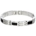 Stainless Steel and Resin Bracelet