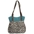 Teal Tulip Tote Bag (India)