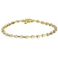 14k Yellow Gold 2ct TDW Diamond Bracelet (HI, I1-I2)