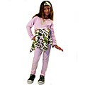 AnnLoren Girl's 2-piece Pink Camo Hanky Outfit