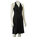 Evan Picone Women's Twist-front Halter Dress