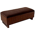 Contempo Cherry Chocolate Storage Bench