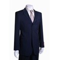 Giorgio Fiorelli Men's Navy Pinstripe 3-button Suit