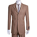 Giorgio Fiorelli Men's Camel Brown 3-button Suit