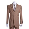 Giorgio Fiorelli Men's Camel Brown 3-button Suit