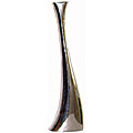 Shiny Metal Tapered Curve Vases (Set of 2)