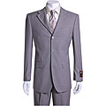 Giorgio Fiorelli Men's Black/ Grey Houndstooth Suit