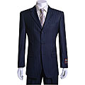 Giorgio Fiorelli Men's Navy Stripe 3-piece Suit