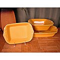 Appolia Yellow Sunflower 3-piece Bakeware Set
