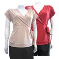 Elizabeth Women's Plus-size V-neck Studded Shirt