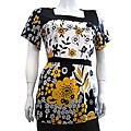 Elizabeth Women's Plus-size Printed Shirt