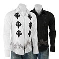 'Do Denim' Men's Long-sleeve Embroidered Shirt