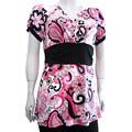 Elizabeth Women's Plus-size Printed Shirt