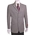 Mantoni Men's 3-button Bird's-Eye Blazer