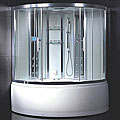 Ariel Platinum Steam Shower with Whirlpool Tub