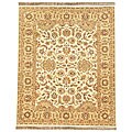 Hand-knotted Radiance Hand-spun Wool Rug (6' x 9')