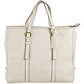 Prada 'Cervo' Cream Large Leather Tote