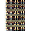 Hand-tufted Embassy Art Wool Rug (2'3 x 8')