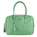 Prada Medium Leather Zip Top Carrying Case