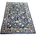 Indo William Morris Black Rug (6'2 x 9'6)