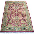 Indo Mahal Red/Green Rug (5'8 x 8'7)