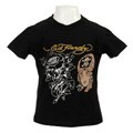 Ed Hardy Girl's Pirate Rhinestone Tee