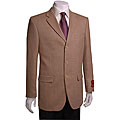 Mantoni Red Labeled Men's Taupe Small Check Blazer