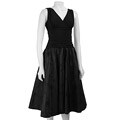 S.L. Fashions Women's Julia Knit Taffeta Dress