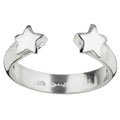 Sterling Silver Stars Toe Ring