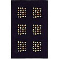 Hand-tufted Embassy Blackstone Area Rug (5' x 8')
