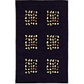Hand-tufted Embassy Blackstone Area Rug (7'6 x 9'6)