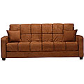 Cara Dark Brown Futon Sofa Bed