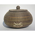 Maya Chevron Hand-woven Basket (Belize)