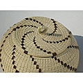 Maya Spiral Circles Basket (Belize)