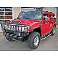 Hummer H2 2003-06 Black Front Grille Guard