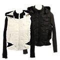 Bongo Girl's Ribbed Sweater Hooded Jacket