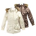 Bongo Girl's Faux Fur Hooded Stadium Jacket