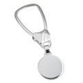 Sterling Silver Italian Disc Key Chain