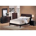 Chocolate Espresso Low-profile Queen Bedroom Set