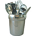 Large Stainless Steel Untensil Holder