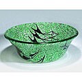 Baden Bath Green Aztec Glass Vessel Sink