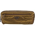 Prada 'Tessuto Saffi' Brown Large Toiletry Case