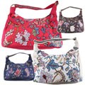 Handmade Hemp Fiber Floral Pattern Handbag (China)